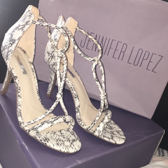 Jennifer Lopez Shoes - Snake skin Jennifer Lopez heels